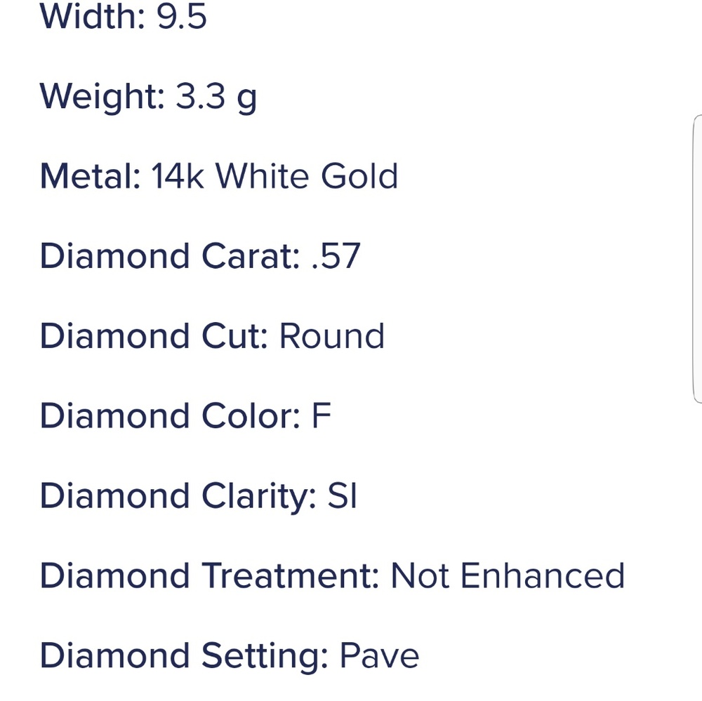 🎆TRADED! NOT FOR SALE! Genuine Diamond Earrings🎆 - Picture 2 of 8